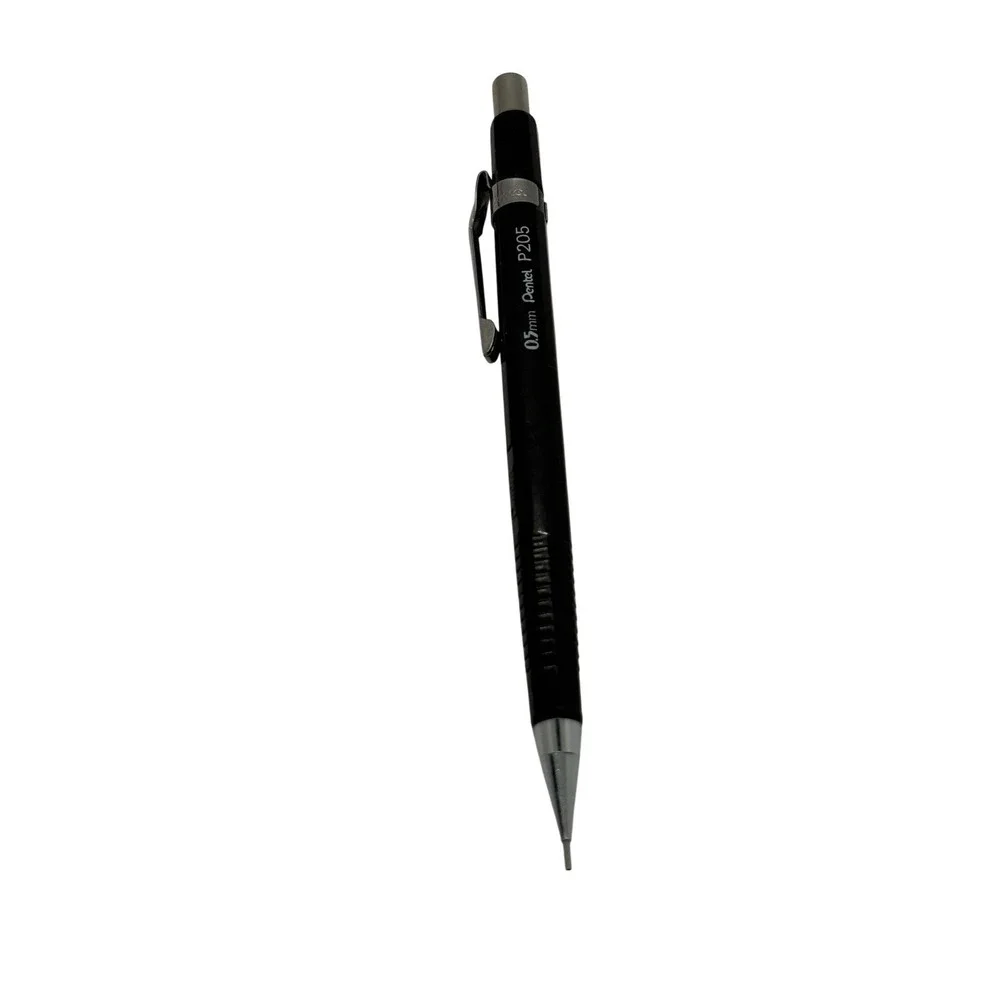 Pentel P205 0.5mm Mechanical Pencil Black Japan B27 Drafting Tool Classic Series